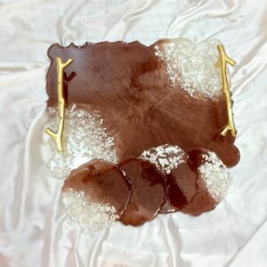 Brown Resin Tray