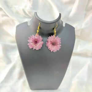 Resin Flower Earring