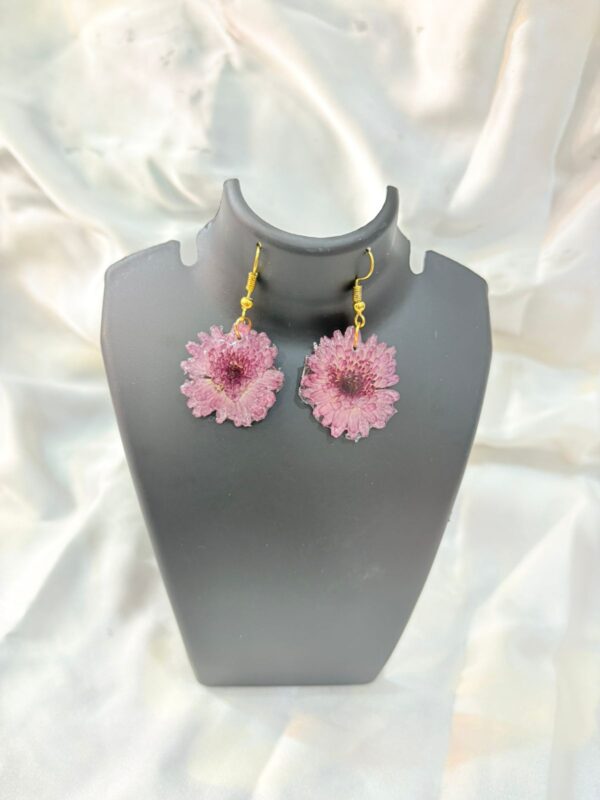 Resin Flower Earring